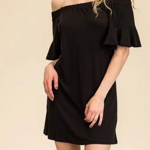 Knit Off Shoulder Dress
